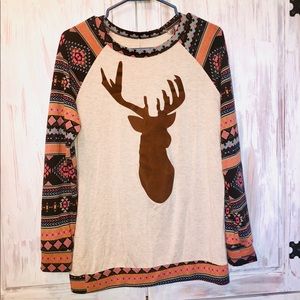 3/4 length Deer 🦌 Shirt